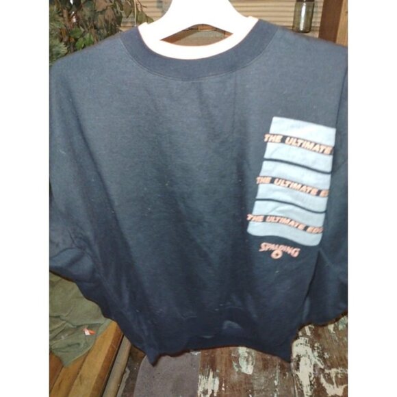 Vintage 80s SPALDING The Ultimate Edge SWEATSHIRT - Picture 1 of 7